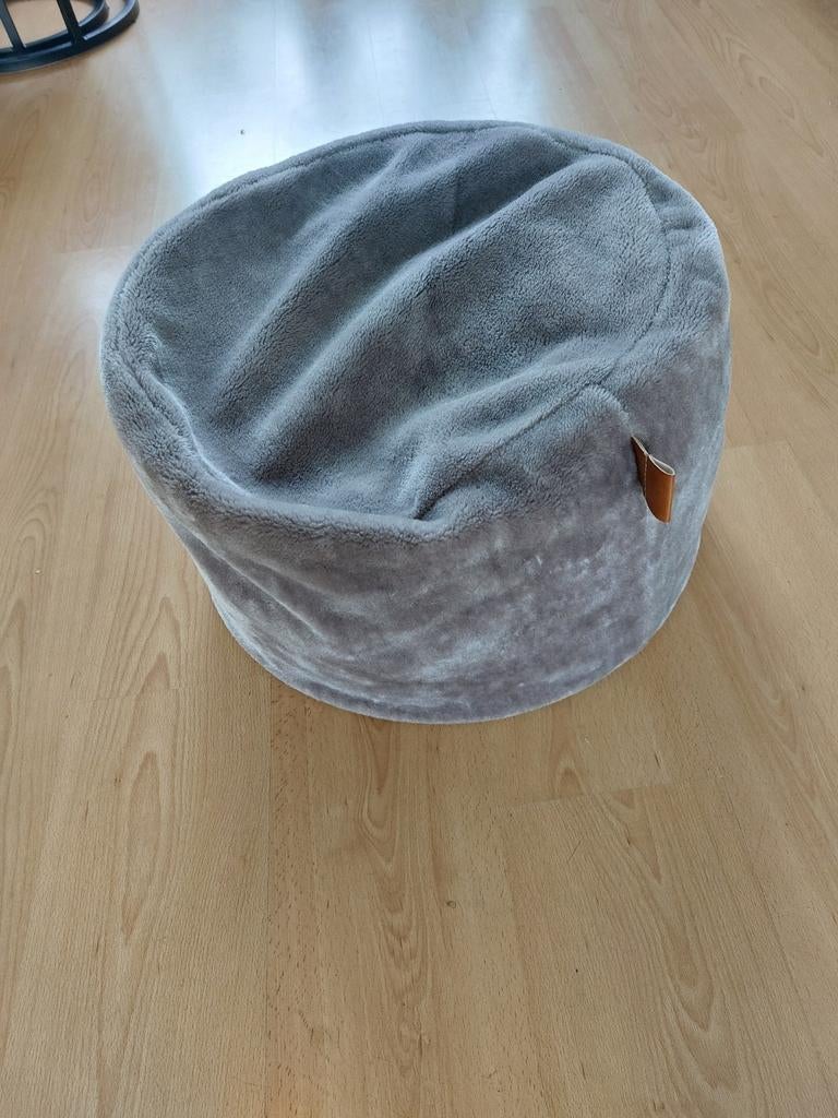 Bruin/grijze poef, Ophalen of Verzenden