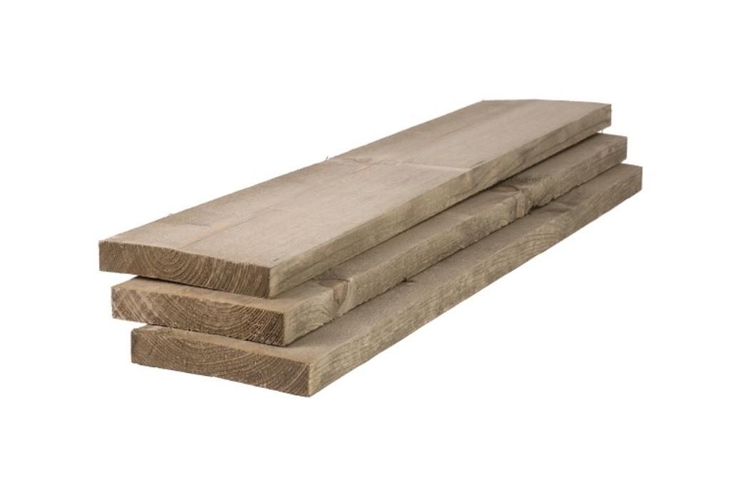 OUD GEMAAKT STEIGERHOUT | Planken | Geschuurd | Gedoubleerd, 25 tot 50 mm, Nieuw, Ophalen of Verzenden, Plank
