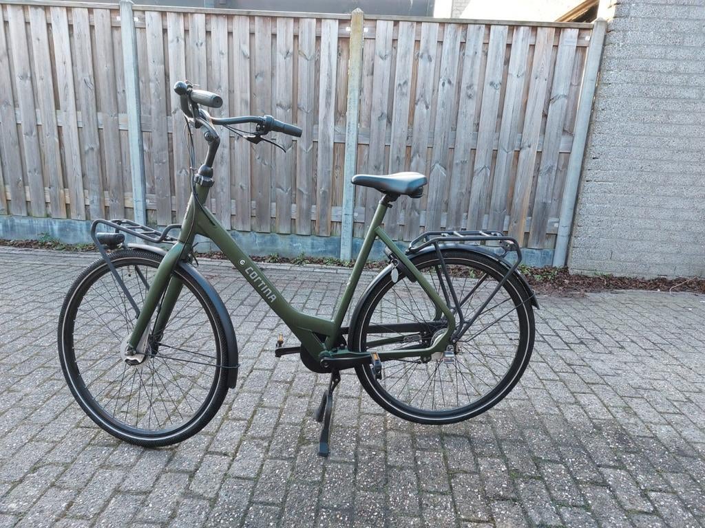 Mooie Cortina fiets dames groen, Fietsen en Brommers, Fietsen | Dames | Damesfietsen, Ophalen, Zo goed als nieuw, Overige merken