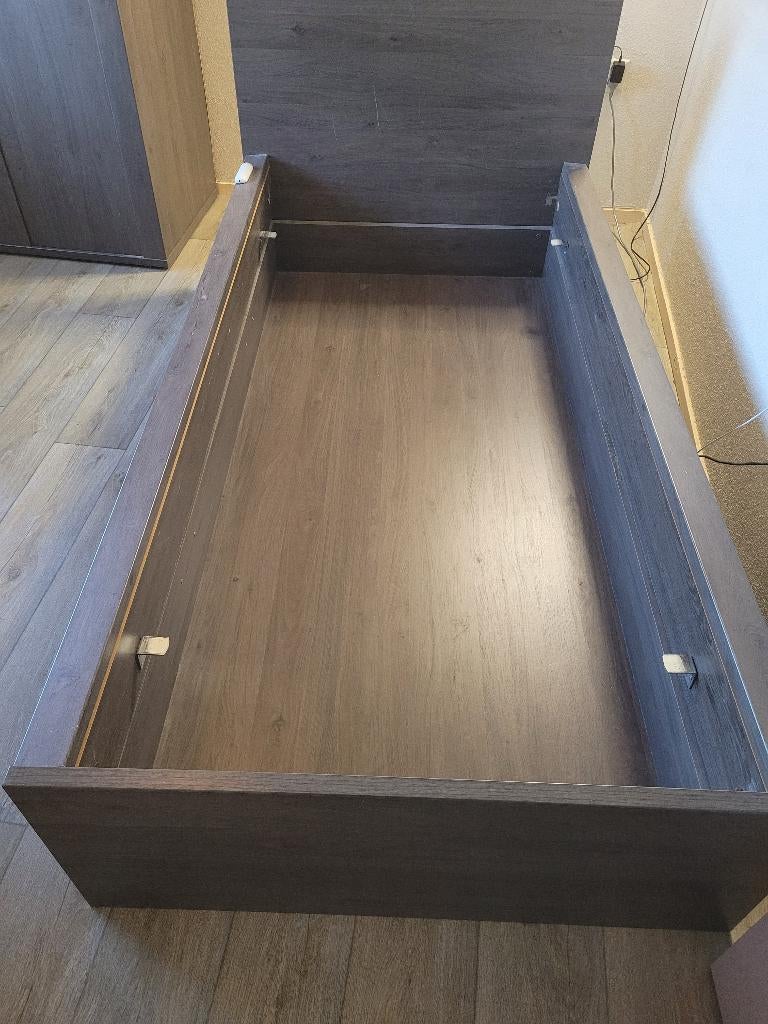 BED, Ophalen, 90 cm, 200 cm, Hout