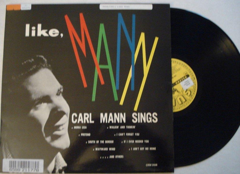 Carl Mann - Like Mann, Ophalen of Verzenden, Gebruikt, 12 inch, Rock-'n-Roll