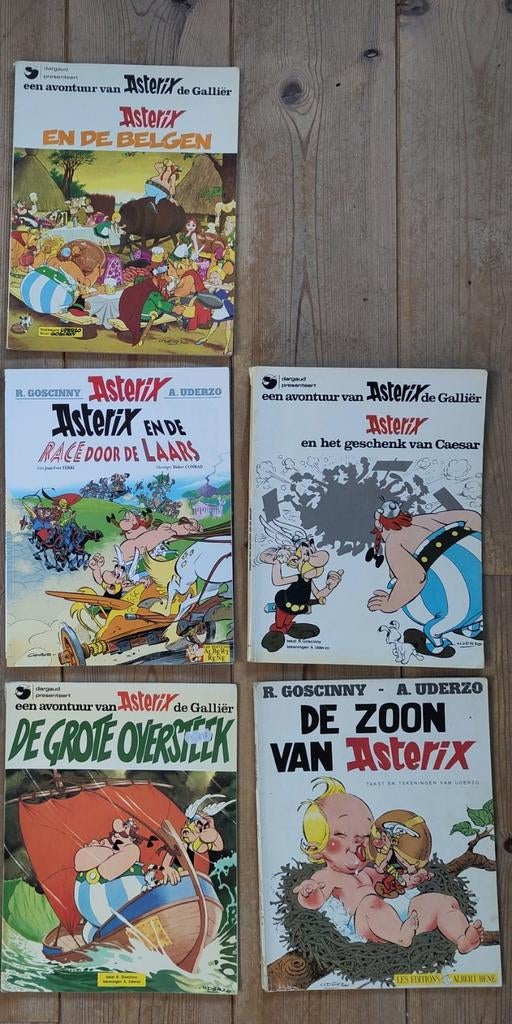 Asterix en Obelix, 6 Stripboeken, Meerdere stripboeken, Ophalen of Verzenden, Gelezen, Goscinny & Uderzo