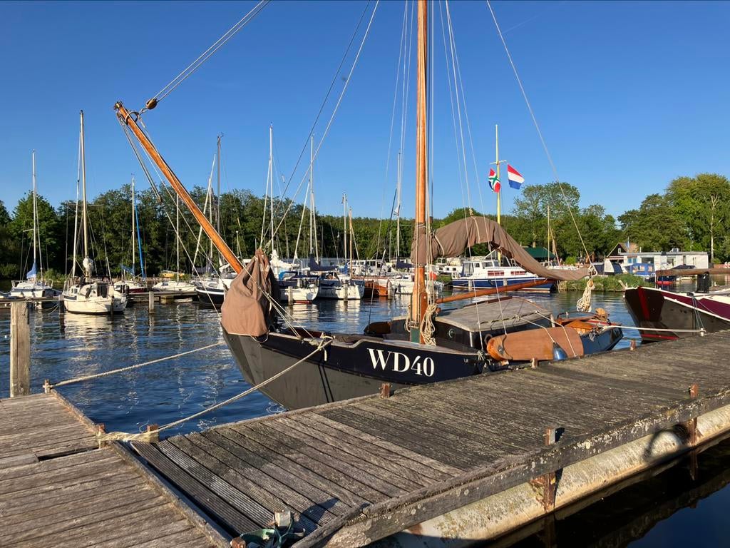 Blok zeeschouw 8.50m een plaatje om te zien! Prijs verlaagd, Watersport en Boten, Platbodems, Ophalen, Gebruikt, Staal, Diesel