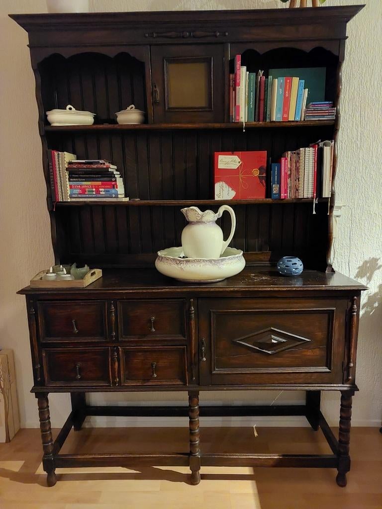 Antieke eiken kast / Welsh dresser / dressoir, Antiek en Kunst, Ophalen