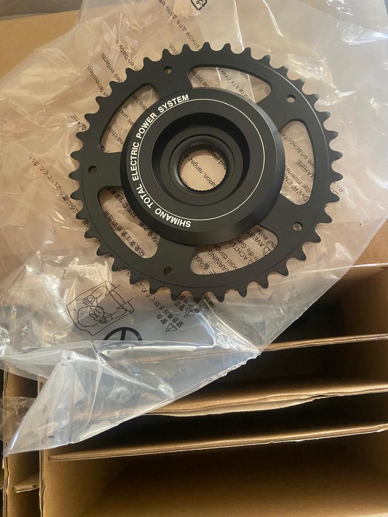 Partij Shimano middenmotor tandwiel ebike, Ophalen
