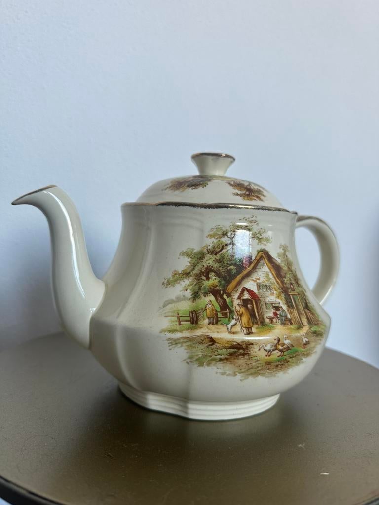 Vintage Alfred Meakin Country farm cottage, Antiek en Kunst, Antiek | Servies los, Ophalen of Verzenden