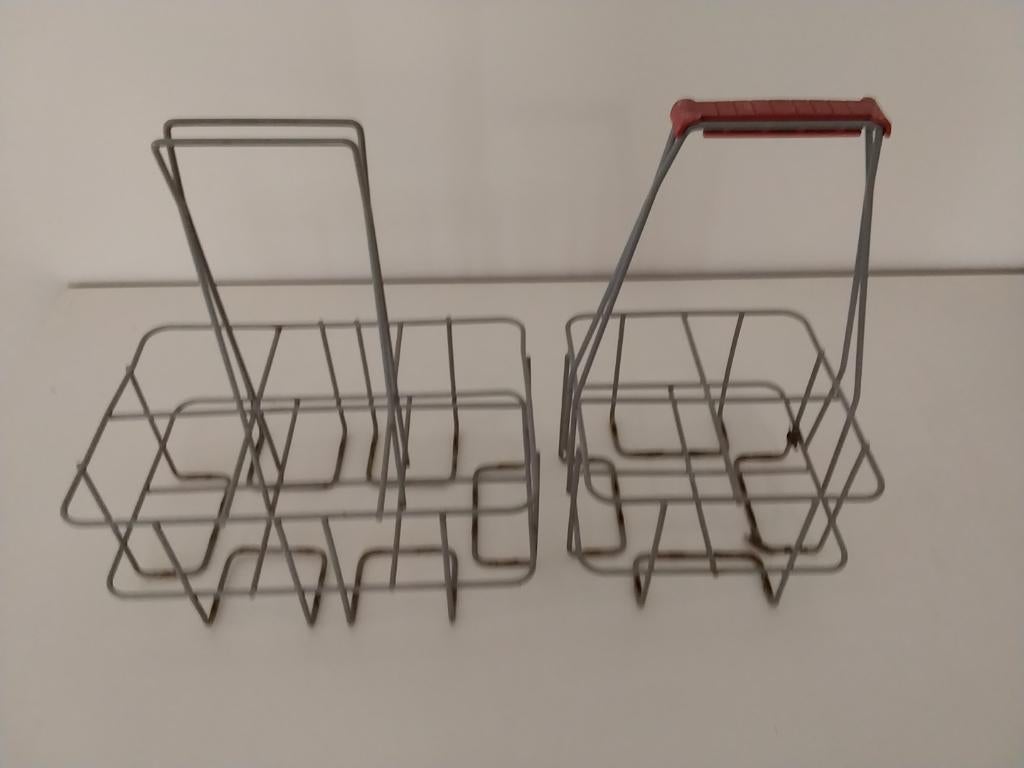 Vintage tomado flessenrekjes, Ophalen, Gebruikt