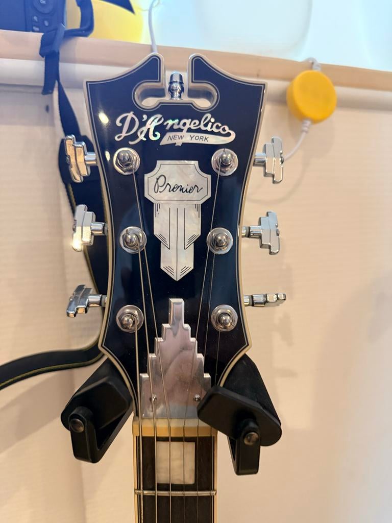 D'Angelico Premier DC Hollowbody Gitaar - Perfecte Staat!, Ophalen of Verzenden, Zo goed als nieuw, Hollow body, Overige merken