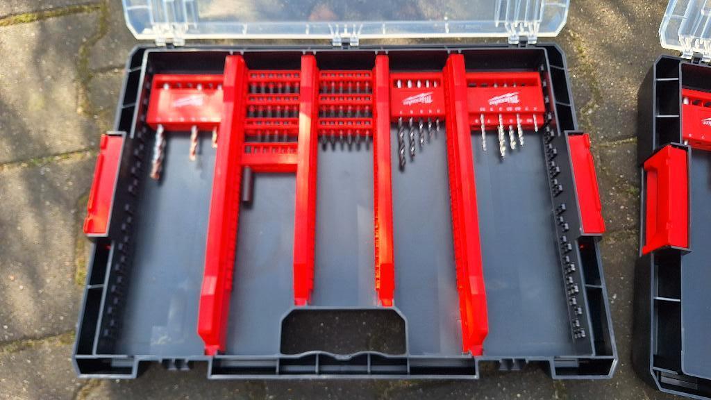 2x Milwaukee Boor en bitsets in koffer Shockwave 50 Delig!, ., Nieuw, Ophalen of Verzenden, .
