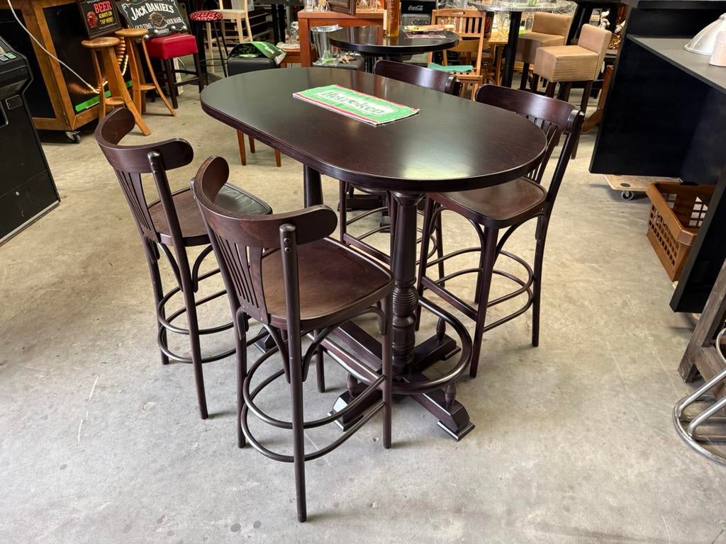 Ovale statafels pokertafel hangtafel Leiden 135x75 cm, Ophalen of Verzenden, Nieuw