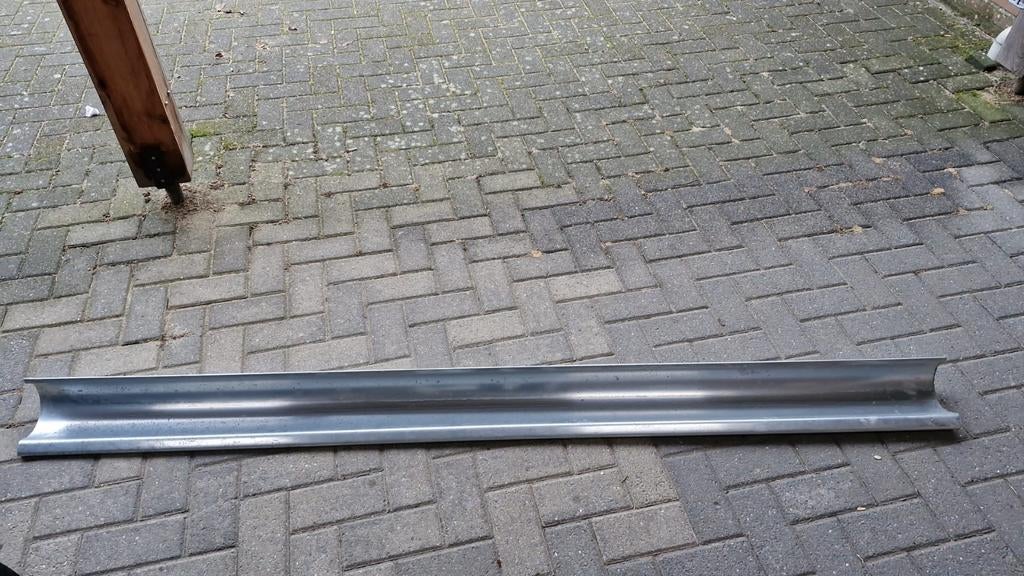 Zinken Dakgoot 2.16m - Nieuwstaat, Doe-het-zelf en Verbouw, Metalen, Ophalen, Zo goed als nieuw, Overige metalen