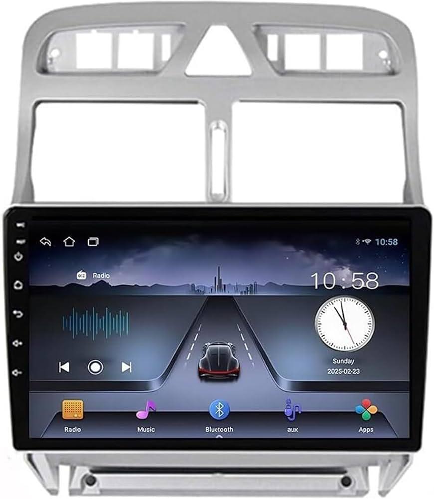 PEUGEOT 307 AUTORADIO MET NAVIGATIE – OEM LOOK, Ophalen of Verzenden, Nieuw