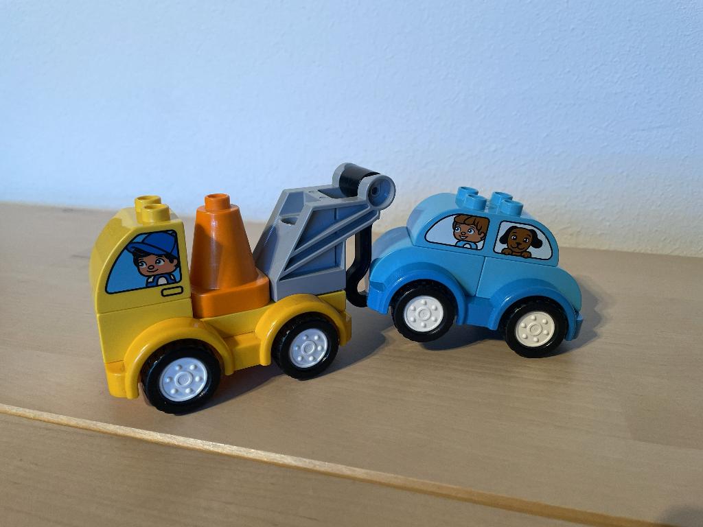 LEGO Duplo Mijn eerste sleepwagen – Set 10883 – Compleet, Ophalen of Verzenden, Gebruikt, Complete set, Duplo
