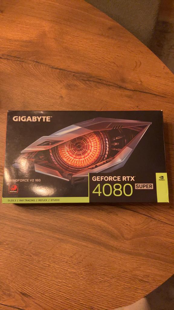 NVIDIA GeForce RTX 4080 SUPER Gigabyte Windforce videokaart, Computers en Software, Videokaarten, Zo goed als nieuw, Nvidia, PCI-Express 4.0