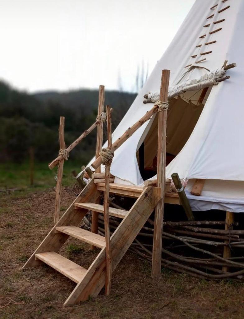 6m, 6,5m, 7 meter Tipi te koop. Teepee 450gr Canvas, wigwam., Verzenden, Nieuw, Meer dan 6
