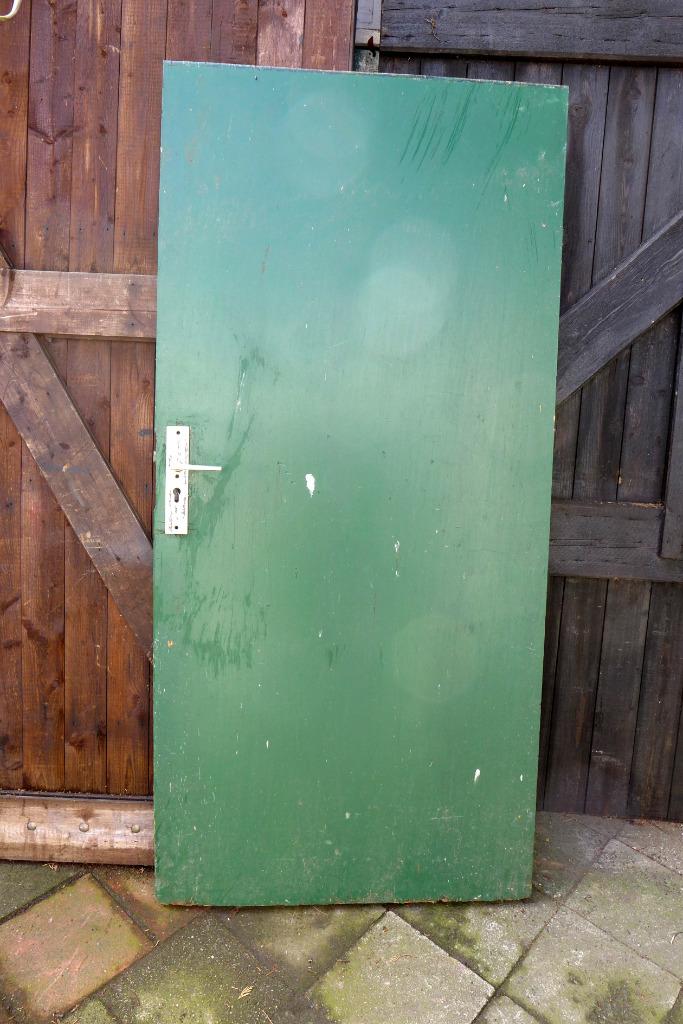 oude schuur  poort deuren, Ophalen, Gebruikt, 80 tot 100 cm, Buitendeur