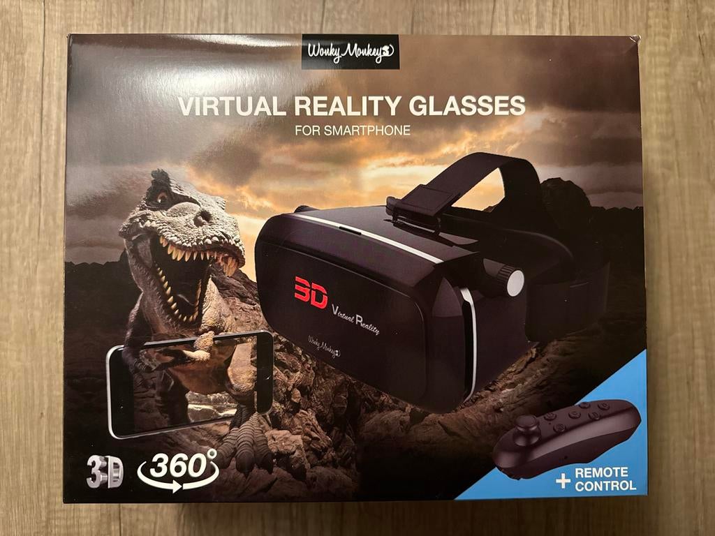 Wonky Monkey VR bril voor smartphone, Spelcomputers en Games, Virtual Reality, Nieuw, Telefoon, VR-bril, Ophalen of Verzenden