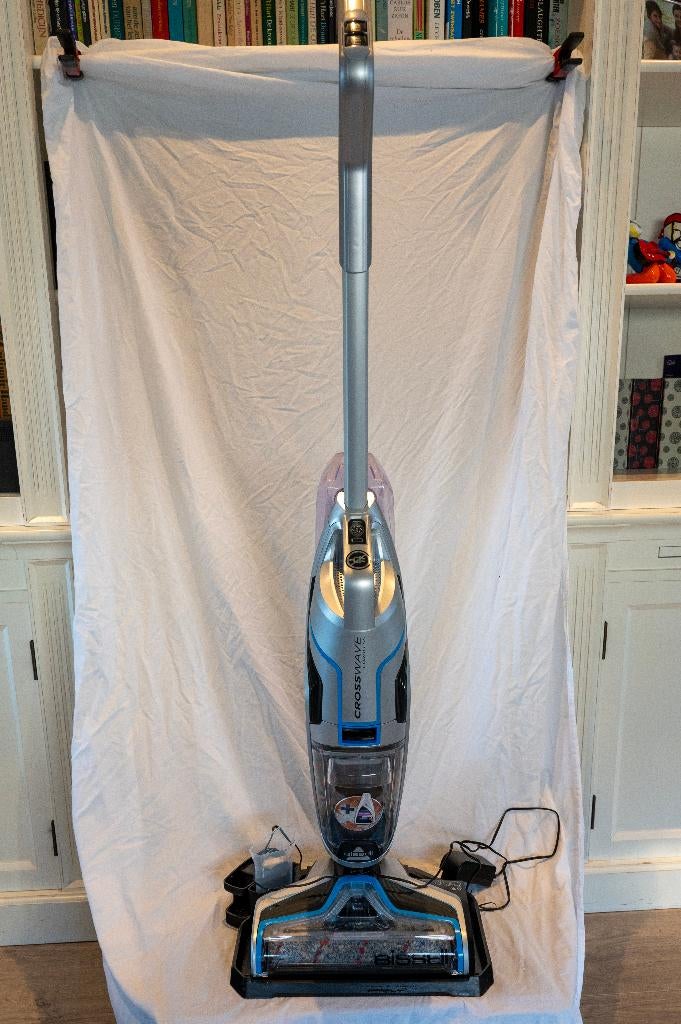3-in-1 multifunctionele vloerreiniger CrossWave, Witgoed en Apparatuur, Stofzuigers, Zo goed als nieuw, Minder dan 1200 watt, Reservoir