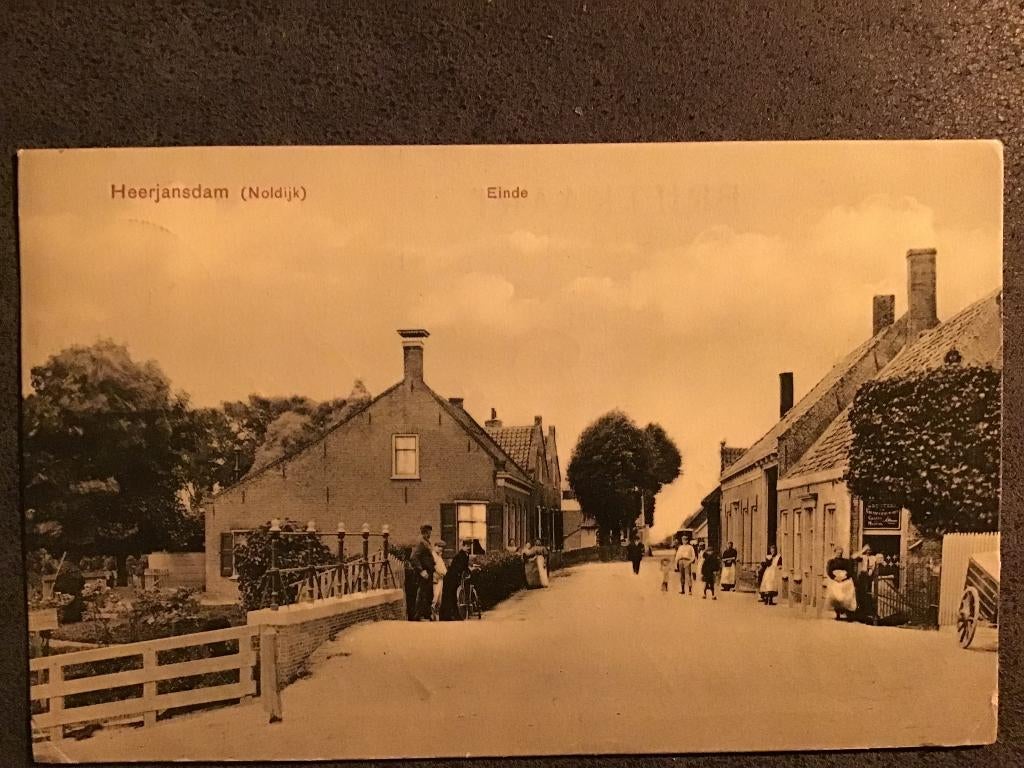 Heerjansdam Noldijk einde 1936, Ophalen of Verzenden, 1920 tot 1940, Gelopen, Zuid-Holland