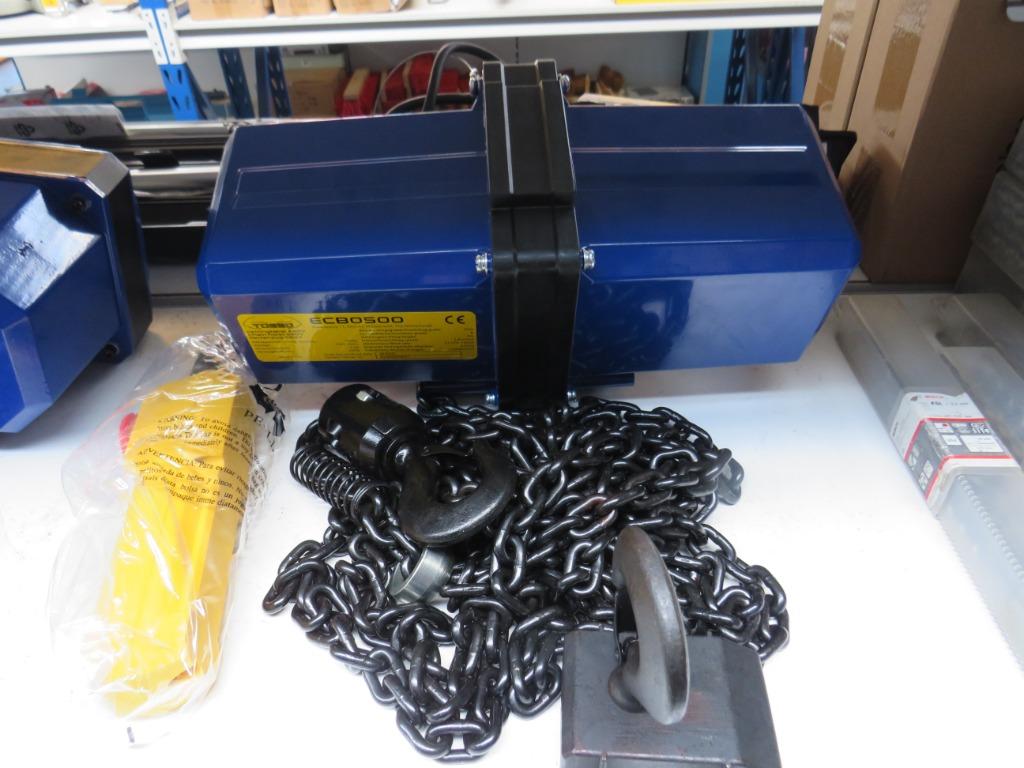 Elektrische kettingtakel 500kg 5,5m 220v nieuw, Doe-het-zelf en Verbouw, Lieren en Takels, Ophalen of Verzenden, Nieuw, Elektrisch