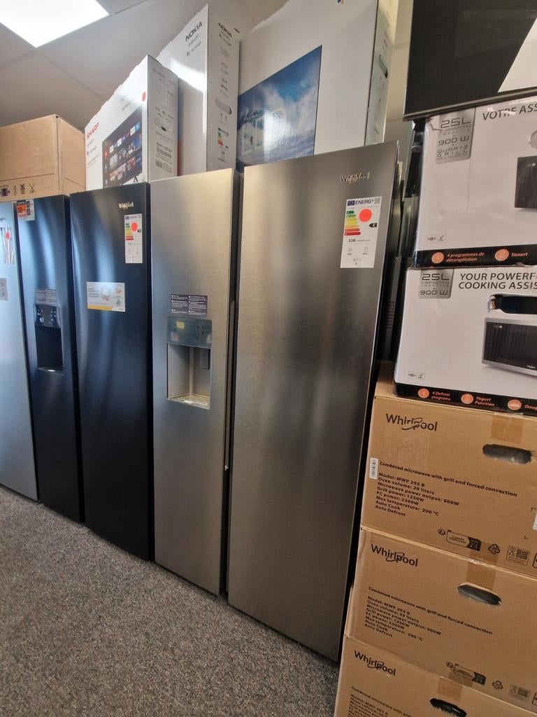 Whirlpool Amerikaanse Koelkast No Frost RVS - Nieuw!, Ophalen of Verzenden