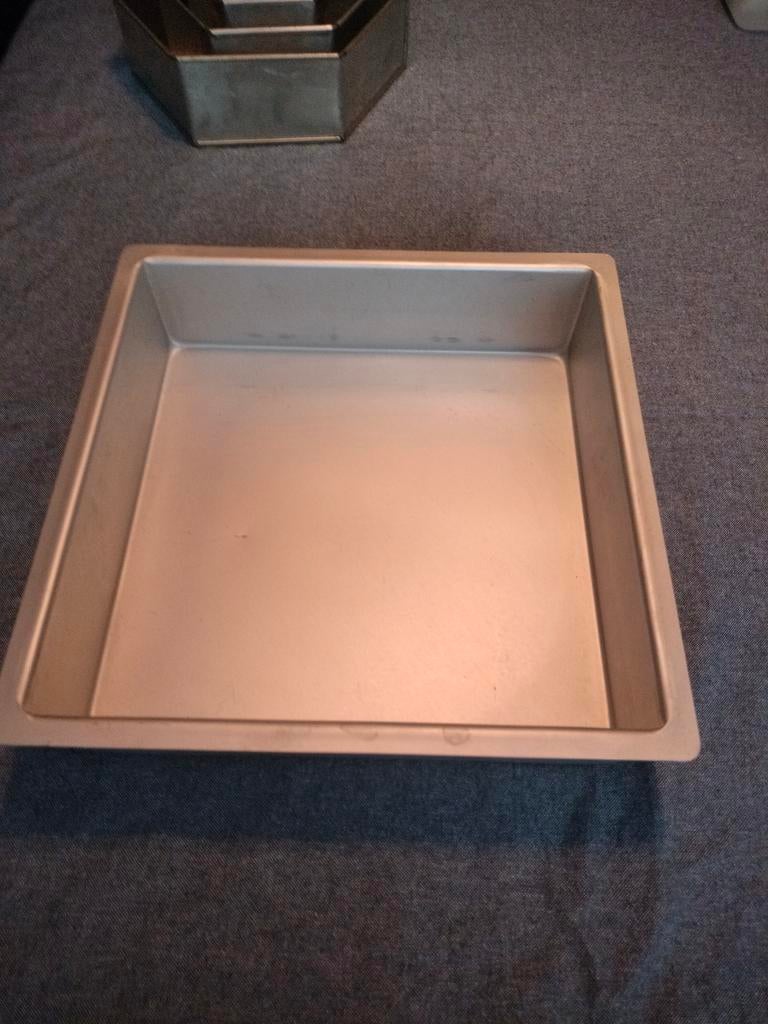 PME Vierkant Bakblik - 279x279x76 mm, Ophalen of Verzenden, Gebruikt
