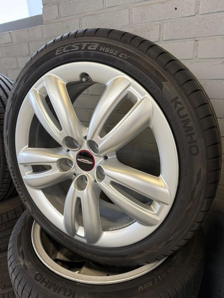 17 inch origineel mini set, Gebruikt, Banden en Velgen, 17 inch, Personenwagen