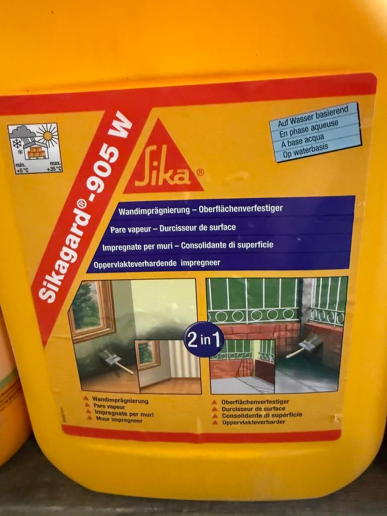 Sikagard-905 W Oppervlakteverharder, Doe-het-zelf en Verbouw, Verf, Beits en Lak, Nieuw, Beits, 5 tot 10 liter, Overige kleuren