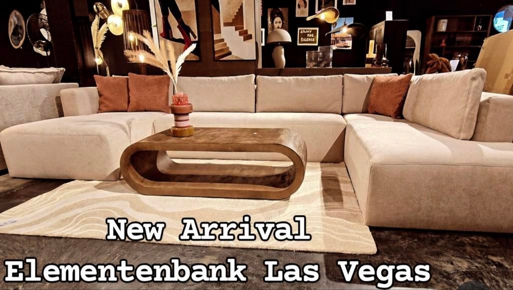 Elementenbank Las Vegas, Huis en Inrichting, Banken | Complete zithoeken, Ophalen of Verzenden, Nieuw