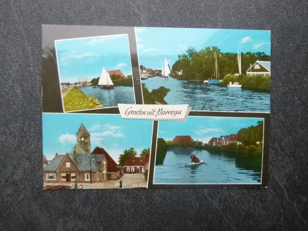 Parrega, kerk/zeilboot 1981, Verzamelen, Ansichtkaarten | Nederland, Verzenden, 1980 tot heden, Gelopen, Noord-Brabant