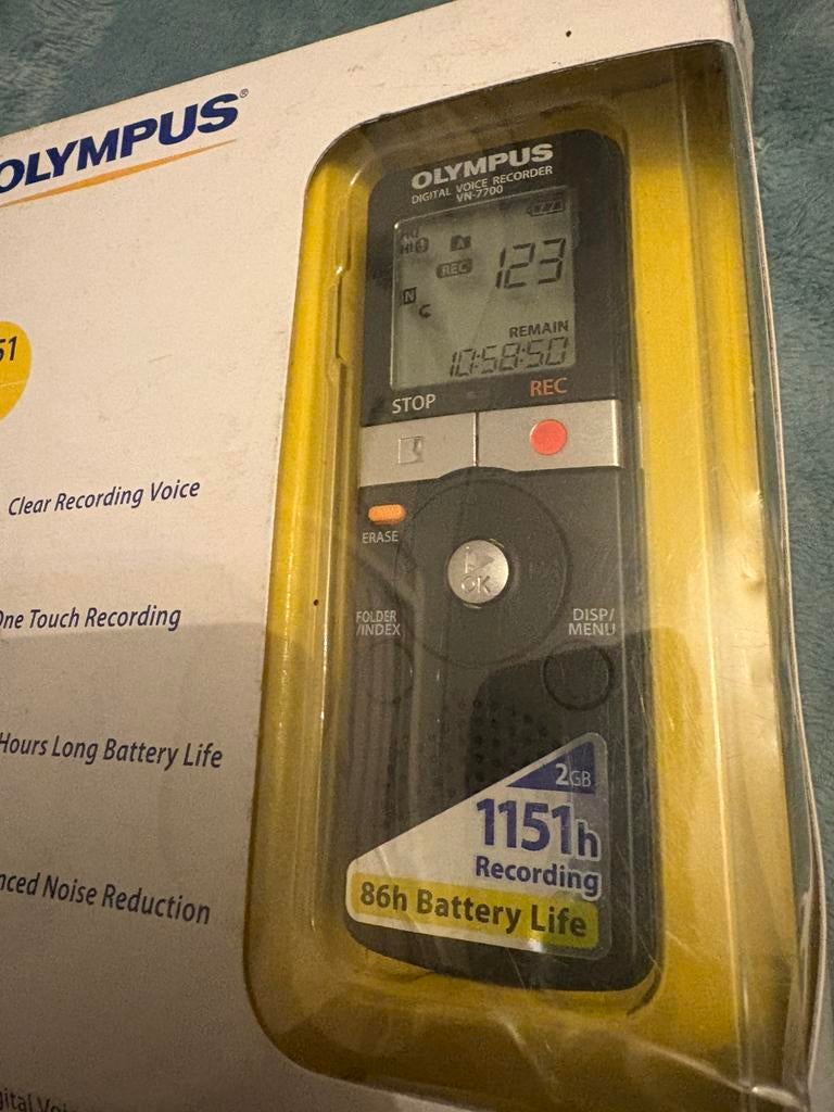 Nieuw geseald Olympus VN-7700, Ophalen of Verzenden, Nieuw, Audio