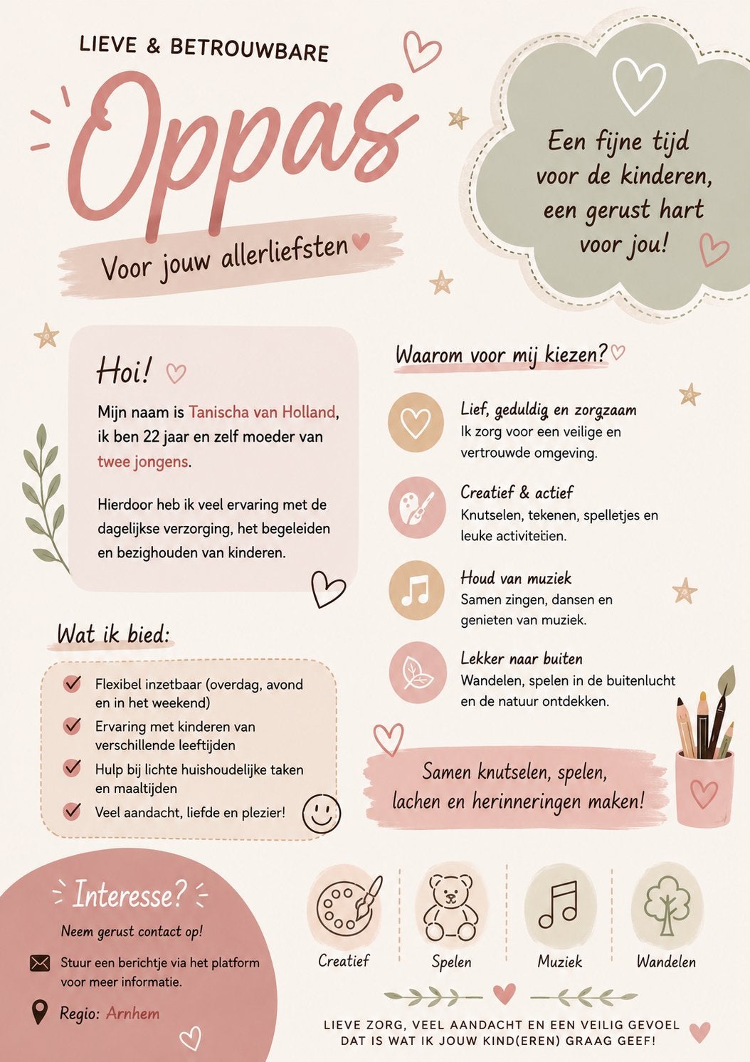 Oppas gezocht?, Vanaf 10 jaar, Overige vormen