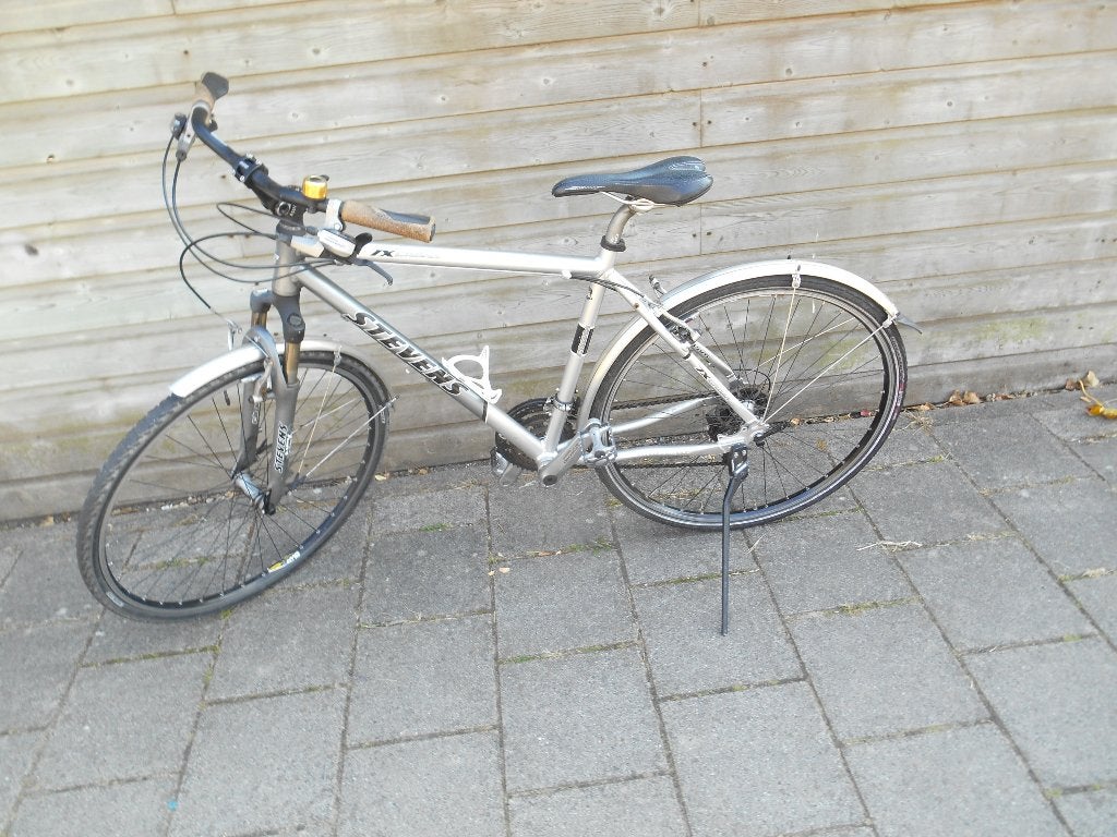 Stevens racefiets recht stuur goedkoop weg, Fietsen en Brommers, Fietsen | Racefietsen, Velgrem, Aluminium, 49 tot 53 cm, Zo goed als nieuw