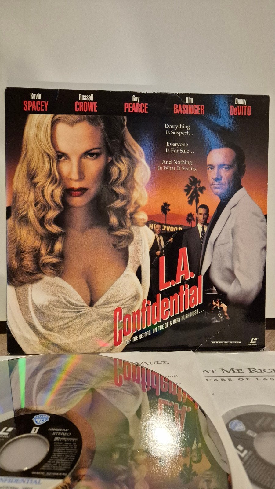 L.A. Confidential Ac3 Laserdisc, LP, Gebruikt, Ophalen of Verzenden, 12 inch