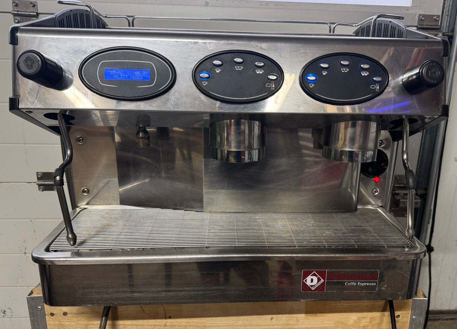 Expobar diamond 2 groeps, Witgoed en Apparatuur, Koffiezetapparaten, Gemalen koffie, Gebruikt, Espresso apparaat, Ophalen of Verzenden