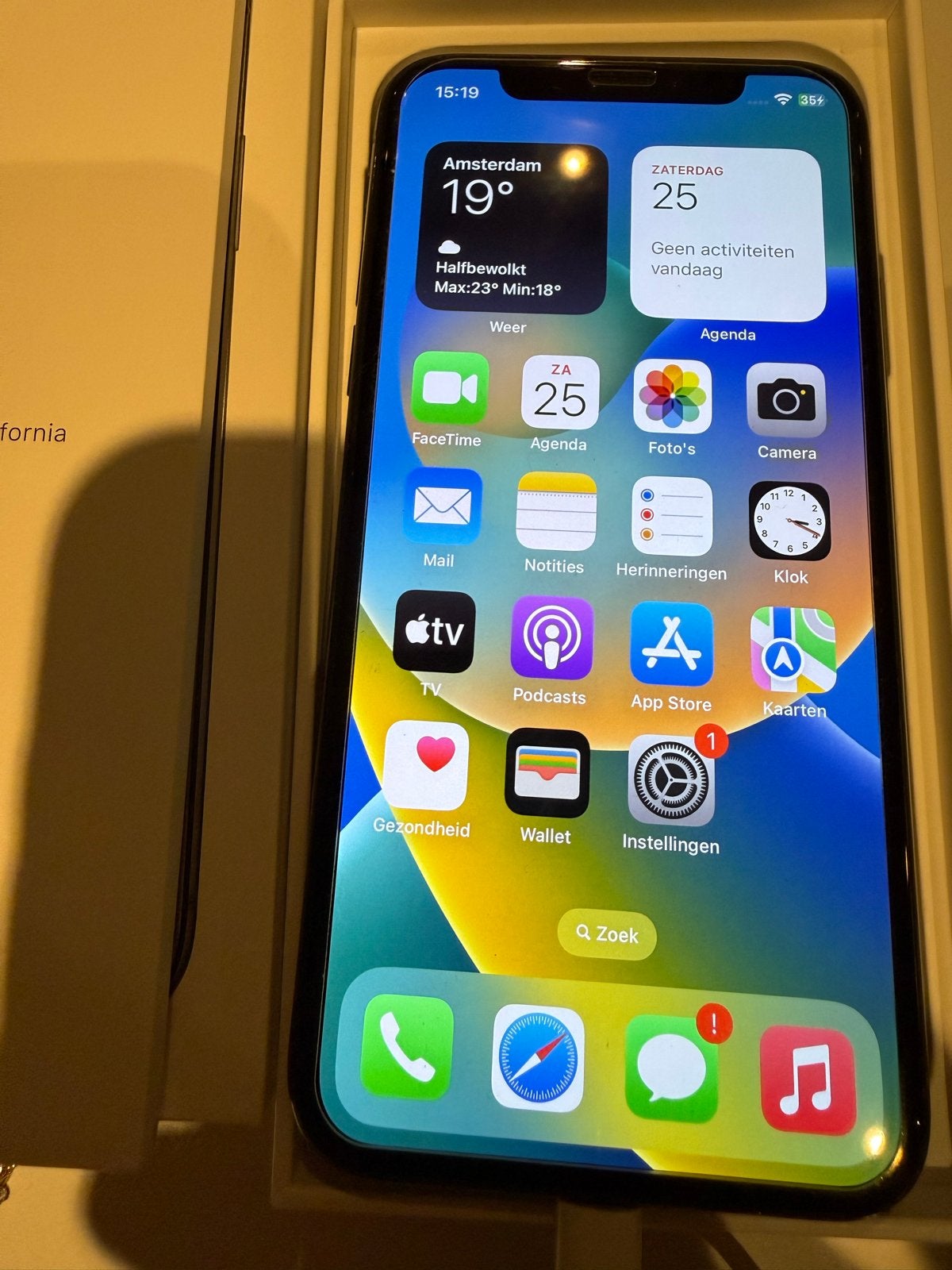 Apple iPhone X 256GB Zwart - Goede staat, Telecommunicatie, Mobiele telefoons | Apple iPhone, 256 GB, Gebruikt, Zwart, Zonder simlock