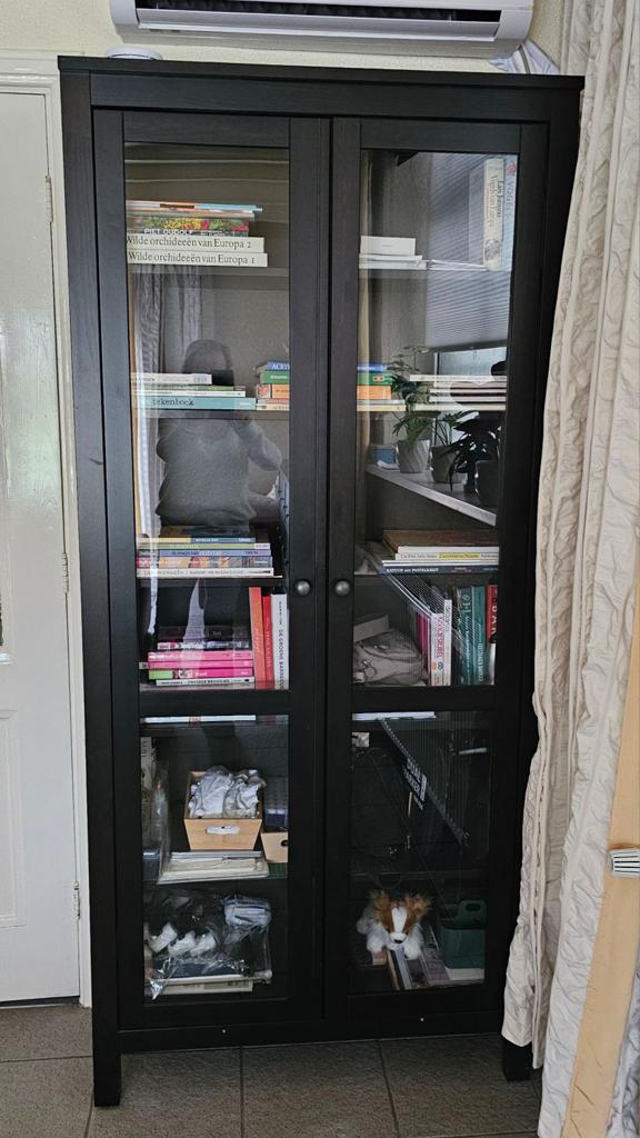 Boekenkast, Huis en Inrichting, Kasten | Vitrinekasten, Ophalen, Gebruikt, 50 tot 100 cm, 150 tot 200 cm