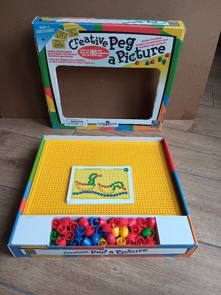 Insteekmozaiek Creative Peg a picture, Ophalen of Verzenden, Zo goed als nieuw