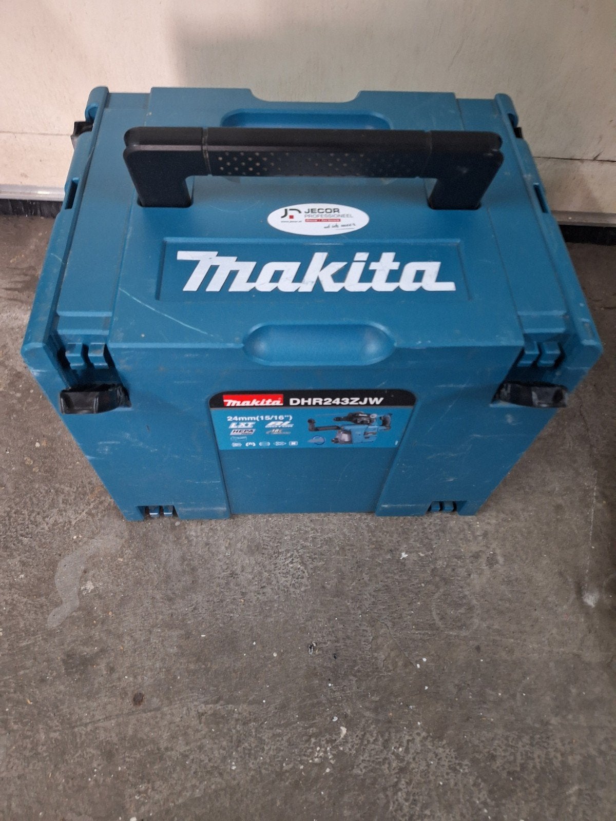 Makita DHR243ZJW Koffer - Leeg, Ophalen, Gebruikt