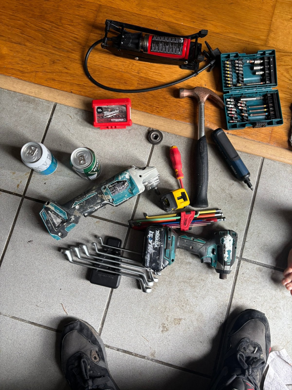 Makita gereedschap set+, Doe-het-zelf en Verbouw, Gereedschap | Handgereedschap, Ophalen of Verzenden, Zo goed als nieuw