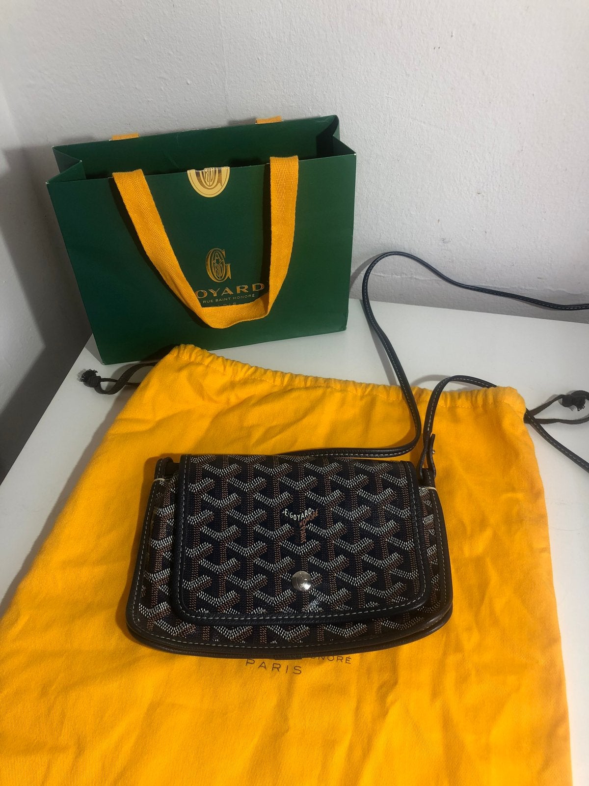 Goyard plumet Crossbody tas, Overige merken, Blauw, Nieuw, Ophalen of Verzenden