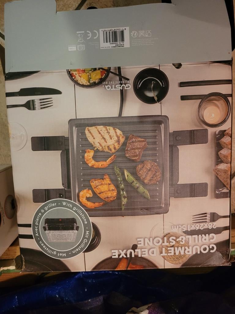 Gusta Gourmet Deluxe Grill & Stone, Ophalen of Verzenden