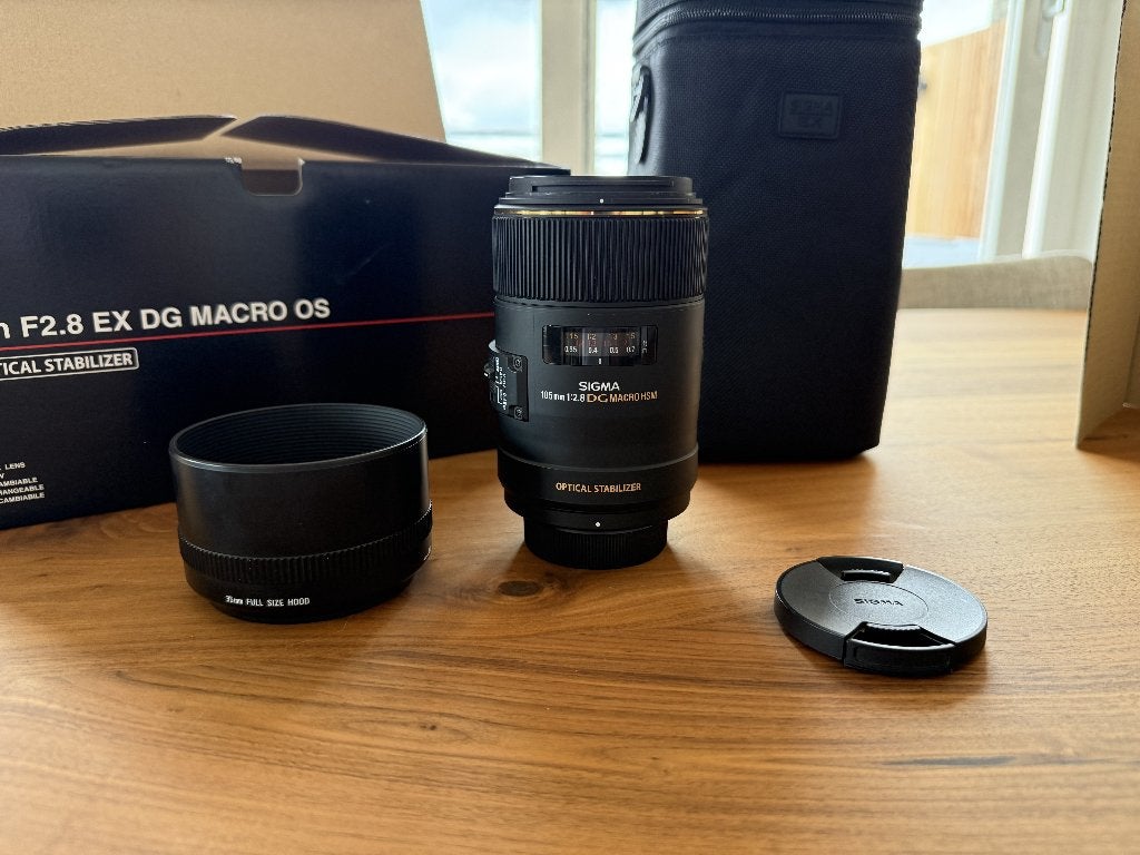 Sigma 105mm f/2.8 EX DG Macro OS – Nikon, Audio, Tv en Foto, Ophalen, Statiefgondel, Sigma, Nikon F-mount