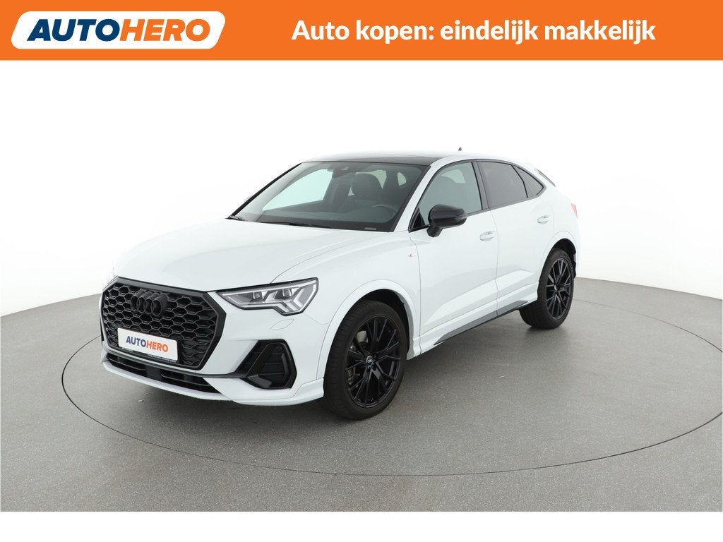 Audi Q3 Sportback 45 TFSI quattro Pro Line S | DX19145 |, Auto's, Audi, Gebruikt, 4 cilinders, Leder en Stof, Wit