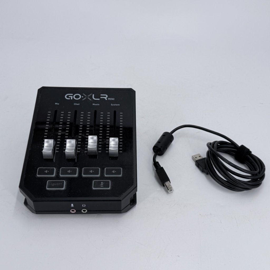TC Helicon GO XLR MINI broadcast interface, Computers en Software, Pc speakers, Gebruikt