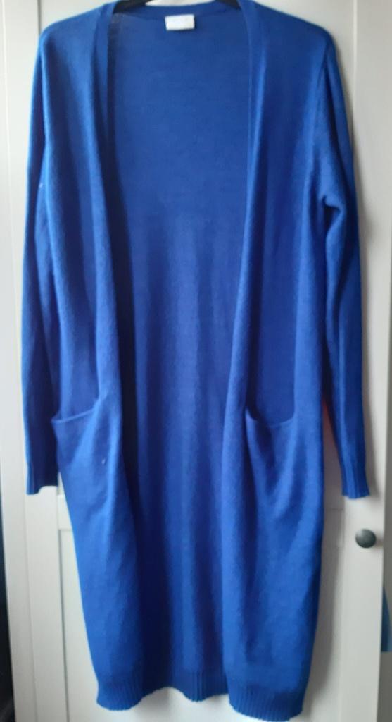 Lang kobalt blauw vest Vila maat S, Kleding | Dames, Truien en Vesten, Blauw, Vila, Ophalen of Verzenden, Zo goed als nieuw