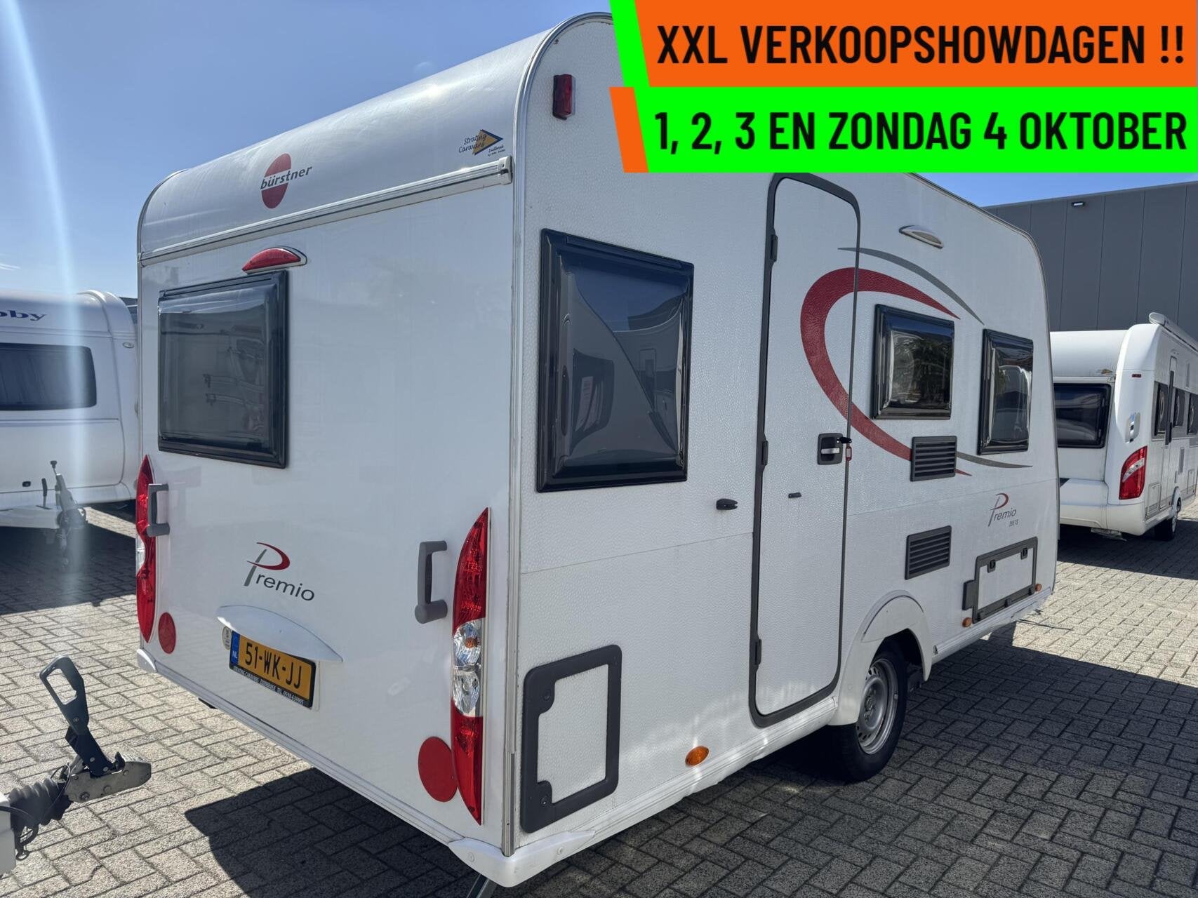 Buerstner PREMIO-XXL VERKOOPSHOW 1,2,3 & 4 OKT.10-17 UUR, Mover, Bedrijf, Treinzit, 750 - 1000 kg