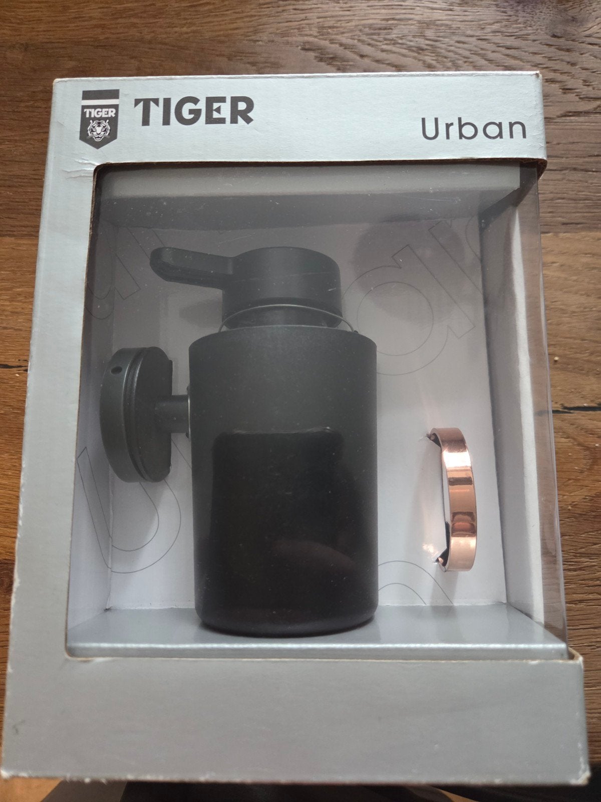 Tiger urban wandzeepdispenser (nieuw), Nieuw, Overige merken, Zwart, Zeepdispenser/zeepbakje