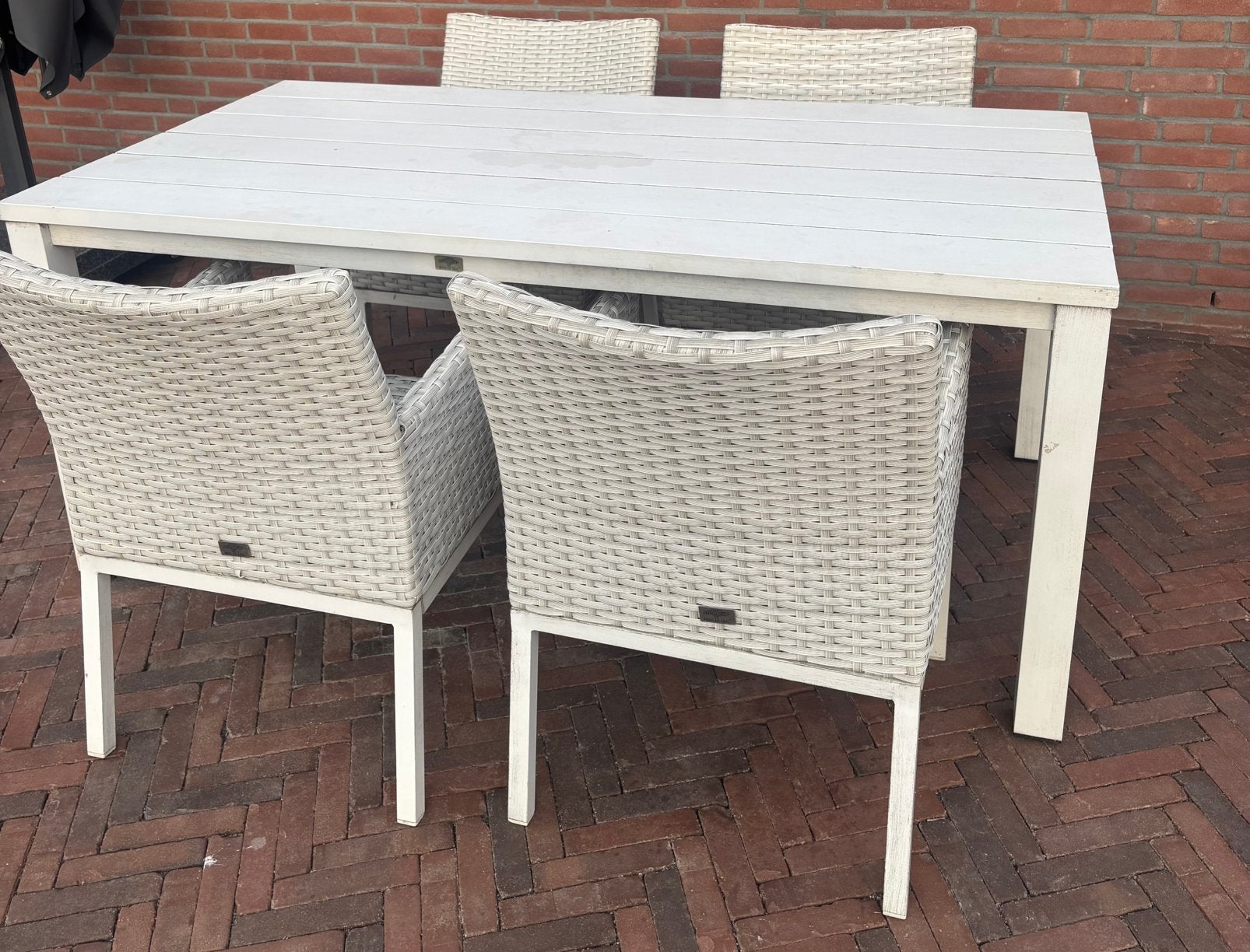 Bois le duc tuinset, Tuin en Terras, Ophalen, 4 zitplaatsen, Gebruikt, Eettafel