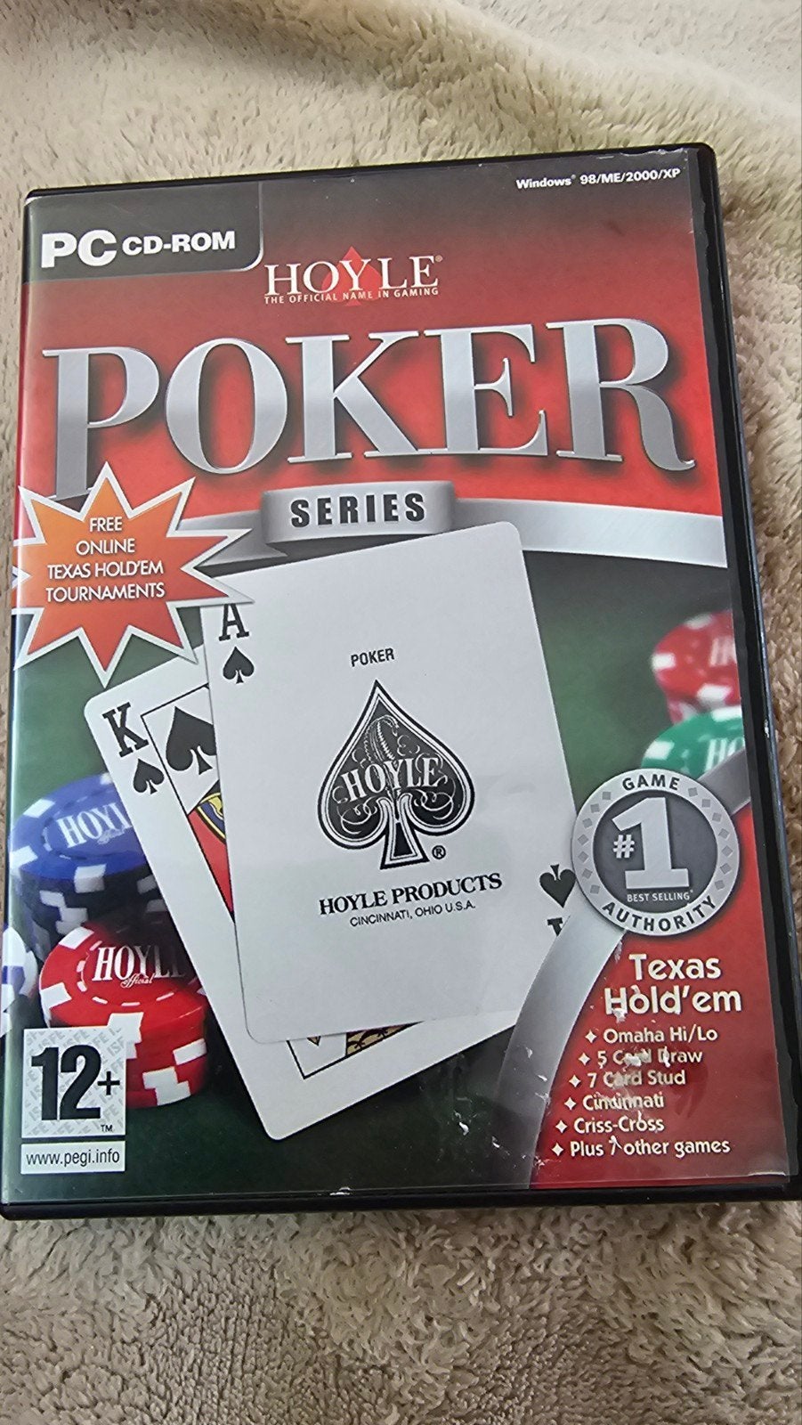 Hoyle Poker Series PC CD-ROM - Texas Hold'em en meer, Online, Gebruikt, Overige genres, Ophalen of Verzenden